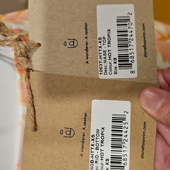 Stone Fox Bikini In Hot Tropix Sz XS NWT - Picture 11 of 11